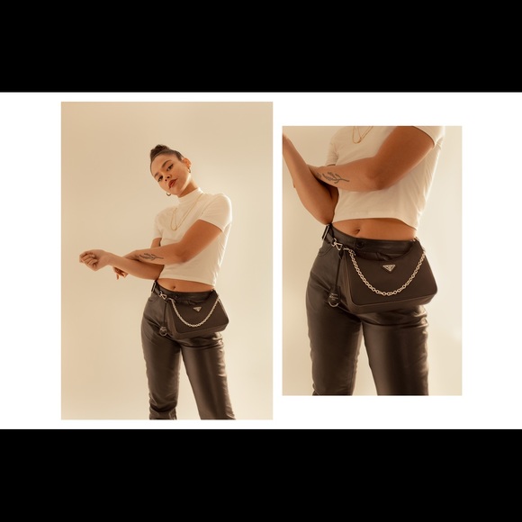 Black Prada Nylon Bag - CROSS BODY/SHOULDER BAG - Picture 13 of 15